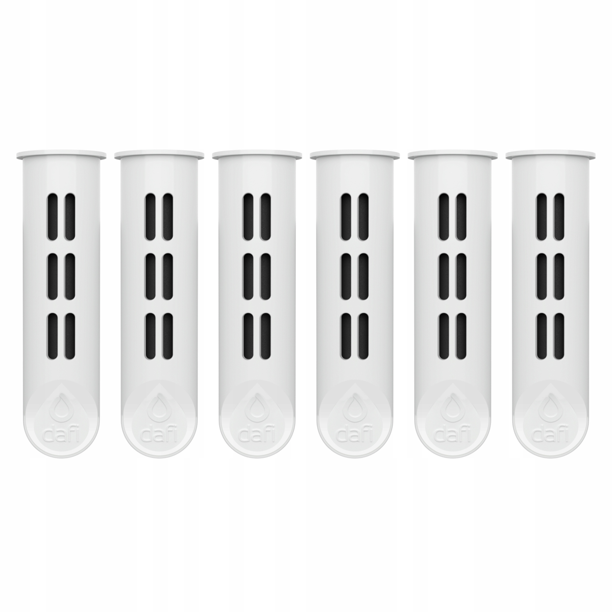 6 filtrów do butelki Dafi SOFT i SOLID białe