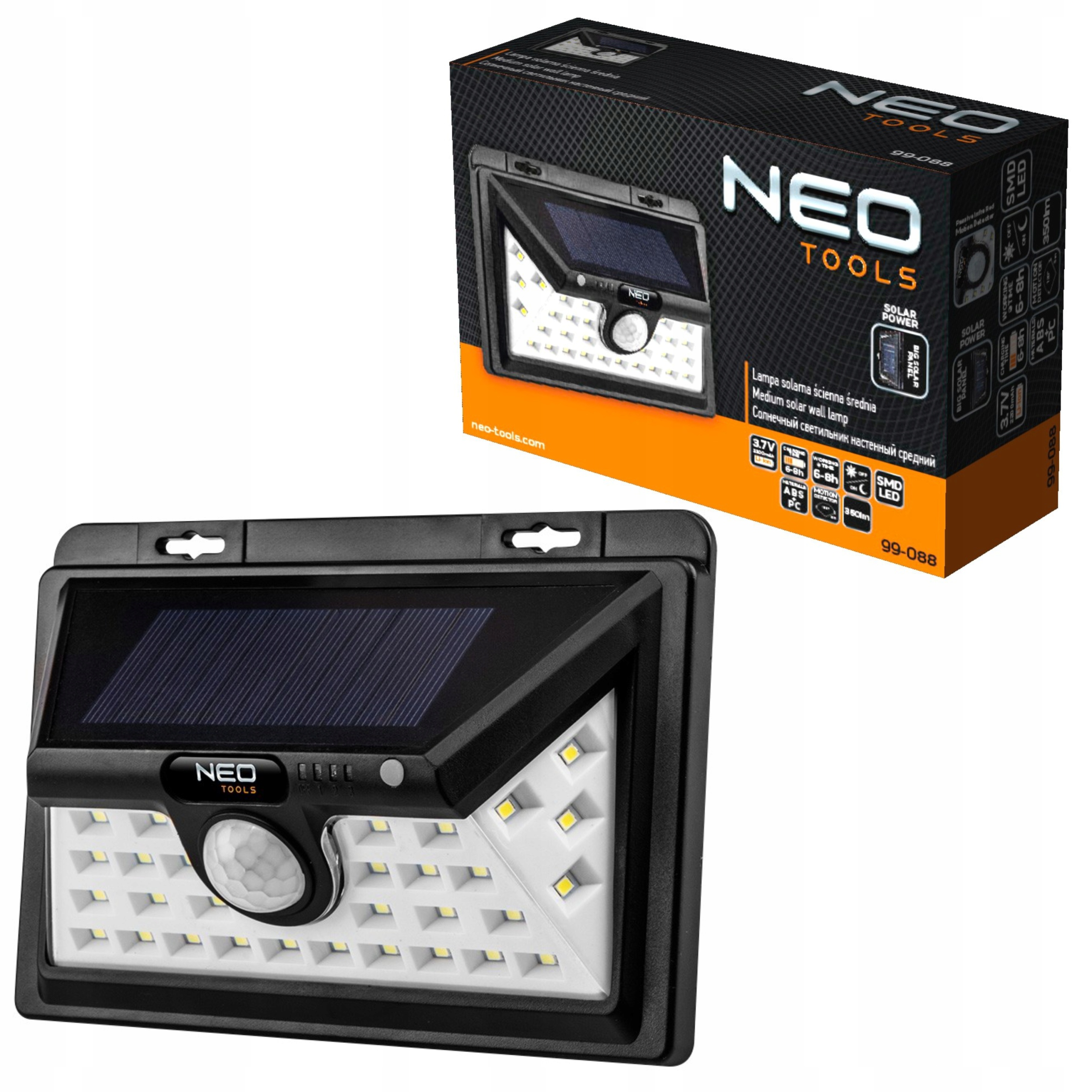 NEO SOLOR LAMP SMD LED snímač Twilight MOWE