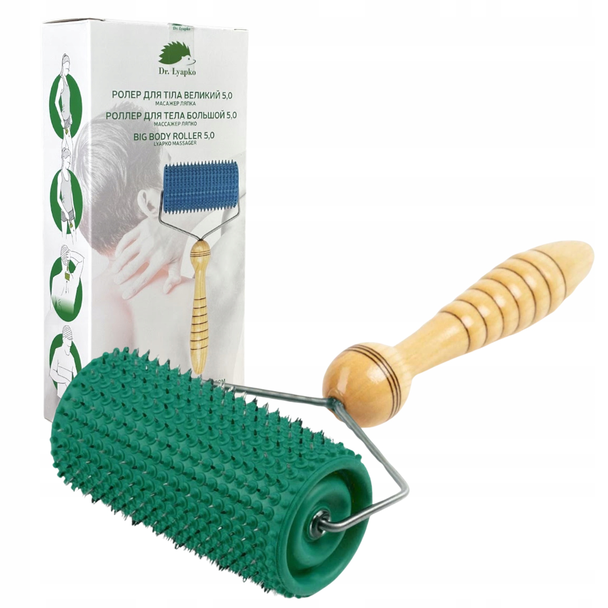 Wałek Do Masażu Roller Lyapko Duży 5,0 Akupresury Bez Niklu