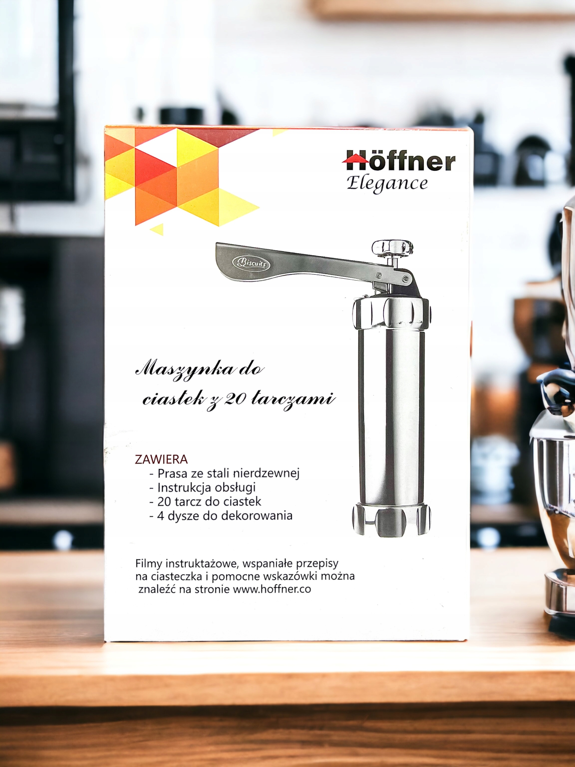 DEKORATOR MASZYNKA DO WYRABIANIA CIASTEK CIAST DEKORATOR Tortów Szpryca Marka Hoffner