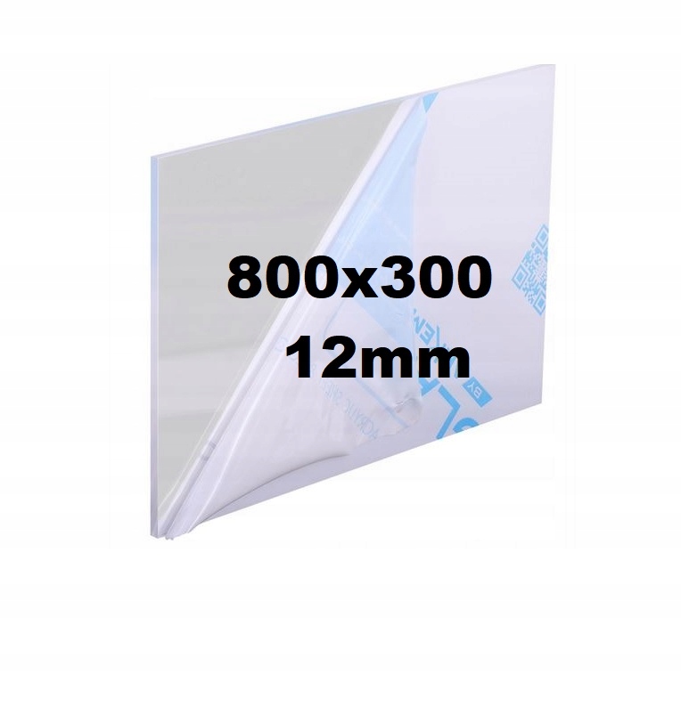 Pleksi /plexi Pleksa Plexa Bezbarvá na míru 800x300x12 mm Akrylová Deska