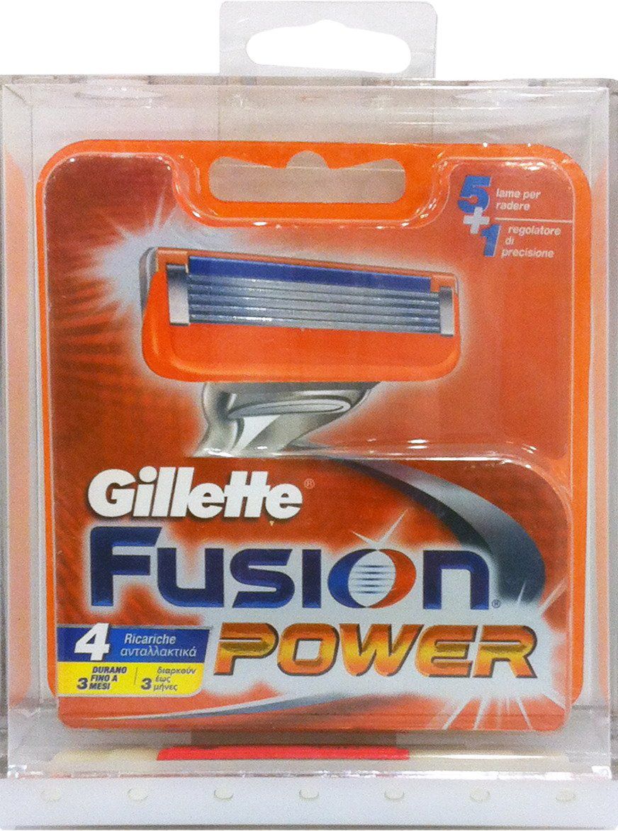 Gillette FUSION5 Power Náhradní Břity 4 Ks