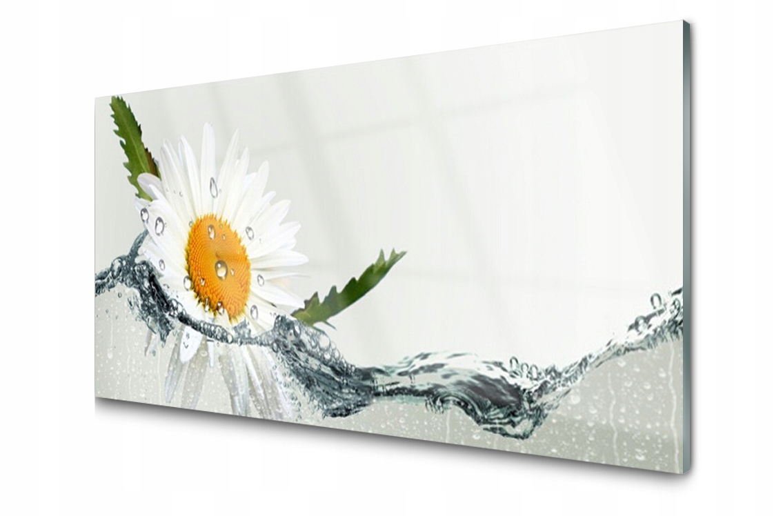 

Panel szklany Płytka Stokrotka w wodzie 120x60