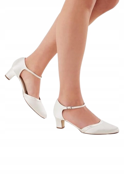 Rainbow Club Elegantní Béžové Lodičky S Páskem A Nízkým Podpatkem 39 J6I