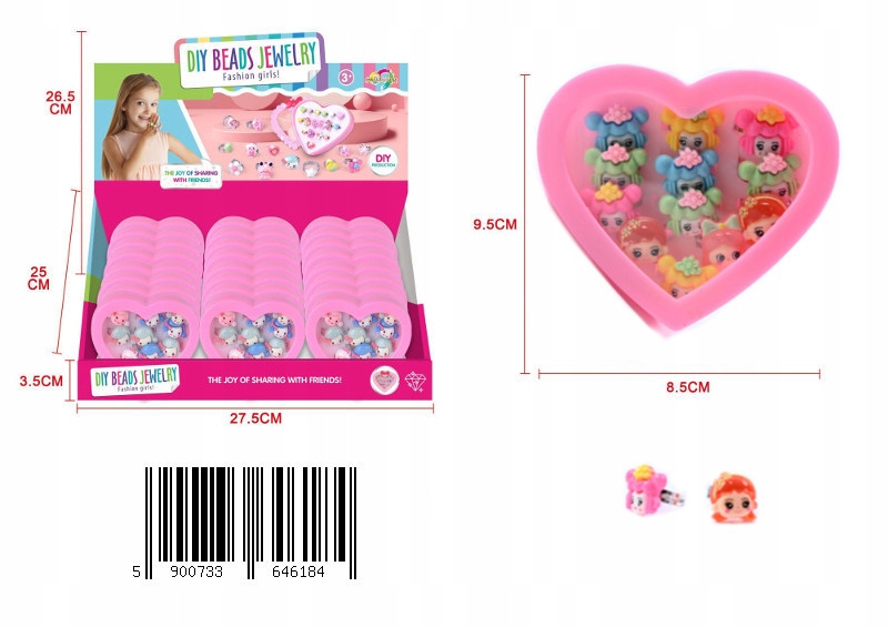 PIERŚCIONKI DLA DZIEWCZYNEK BIŻUTERIA 12SZT Marka inna