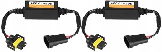 Dekoder rezystorów, 2 sztuki LED Headlight Error Free Anti Flickering 9006 9005