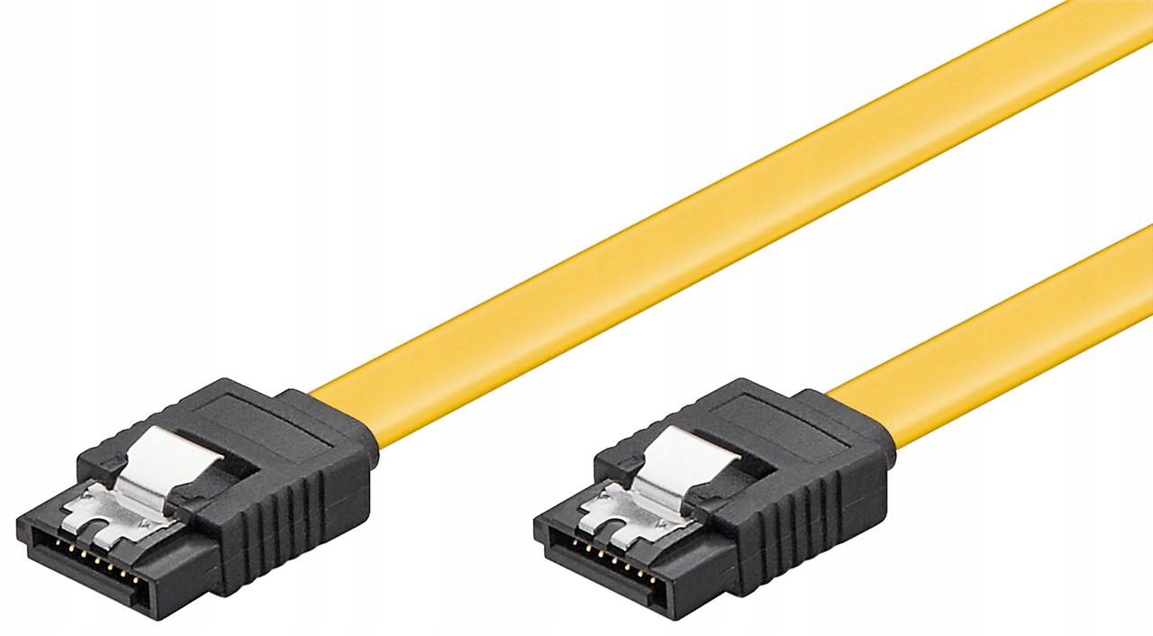 Kabel danych PremiumCord 0,3 m Sata 3.0 1,5 GB/3 GB/6 Gb, zatrzask metalowy