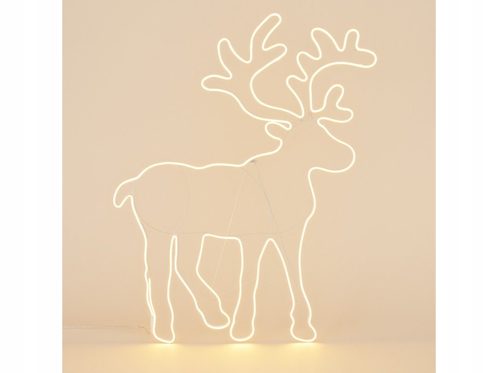 Led vianočné dekorácie, sob, 100 x 80 cm