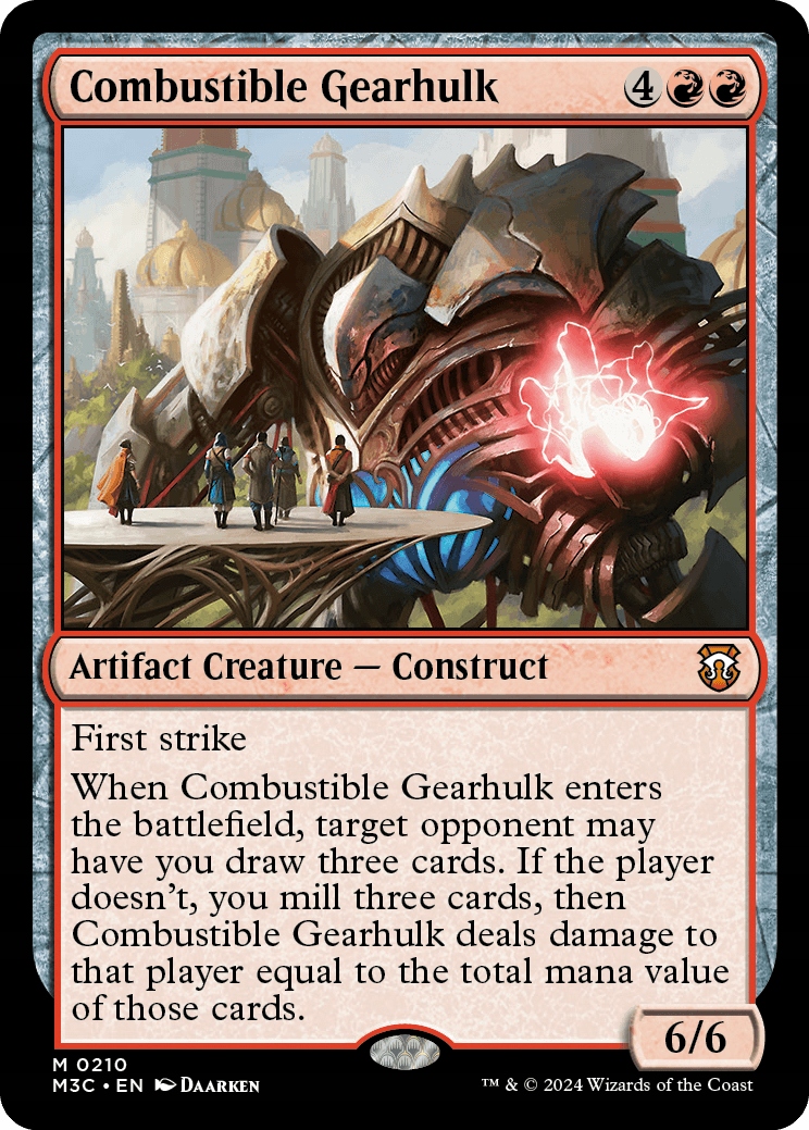 Mtg Combustible Gearhulk (mr)