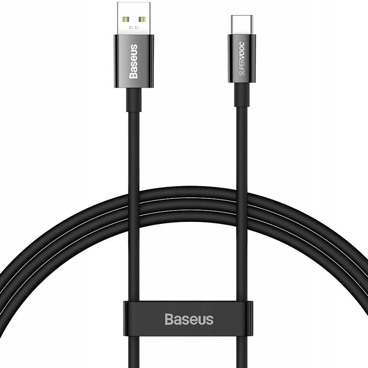 BASEUS SZYBKI KABEL PRZEWOD USB C USB A 65W 1 M
