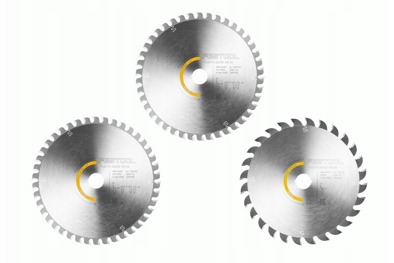 Zestaw tarcz pilarskich KSB-SORT/3 W 168x1.8