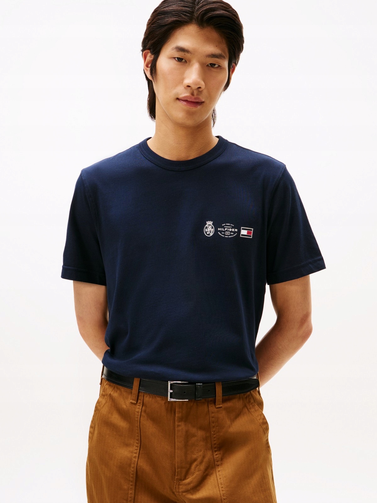 Pánské triko Tommy Hilfiger Small Crest Outline Tee