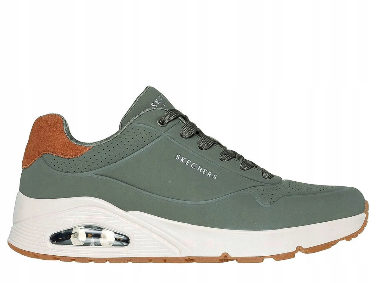 Pánské boty Skechers 183004OLV Uno Suited On Air Zelené 41