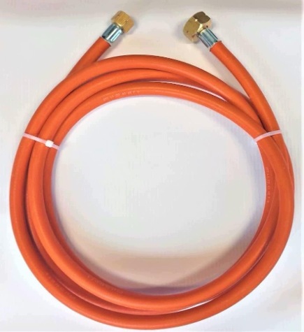 Hadice na plyn propan-butan Semperit 10 m 20 bar Ø6,3 mm s spojkami 1/4"-21,8 mm