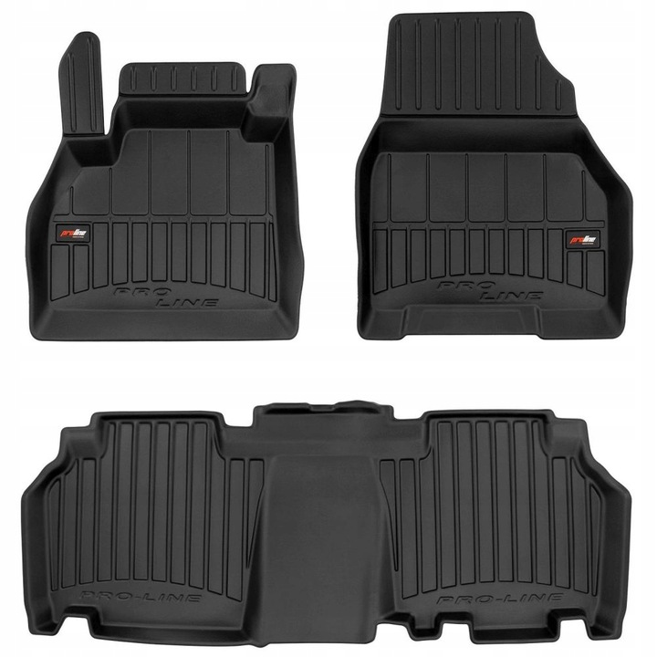 Gumové Koberce Mercedes-Benz Citan W415 2012-2021 Korytka 3D