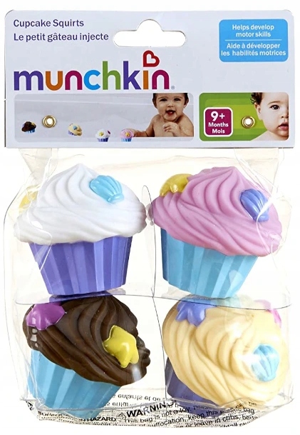 

Munchkin Zabawka kąpielowa Kolorowe Muffinki 4szt
