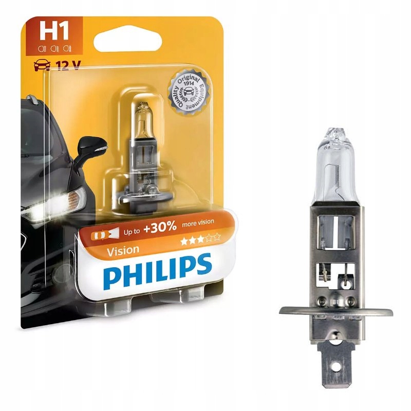 

Żarówka Philips H1 12V 55W Vision 1szt
