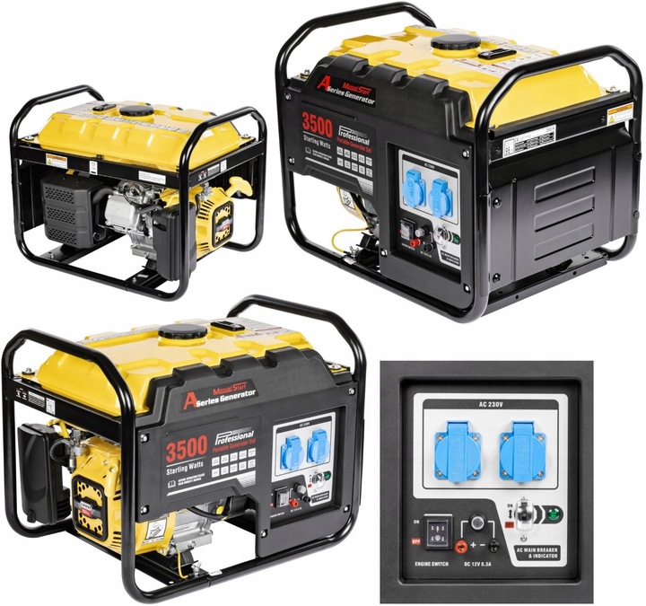 Agregat Prądotwórczy Loncin 3,3kW 210cm3 LC3500-AS