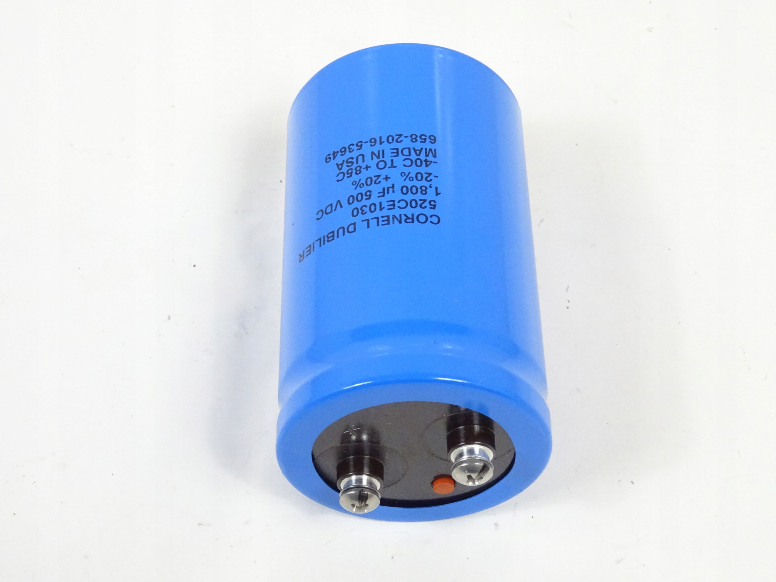 Kondensator 1800uF 500VDC Cornell Dubilier Producent Cornell