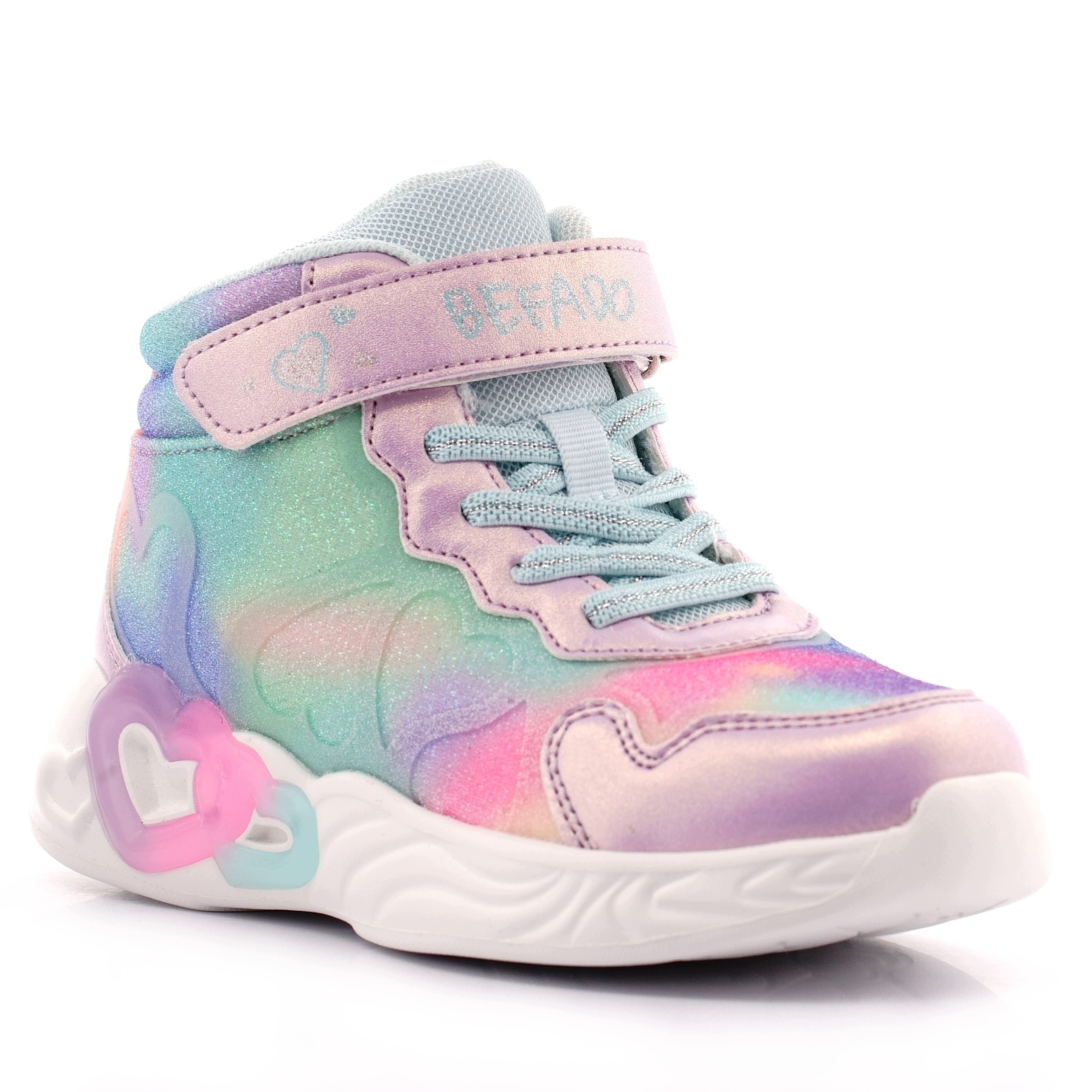 Befado Buty Sportowe Dziecięce Adidasy Dziewczęce Podeszwa Led 516BX527 24