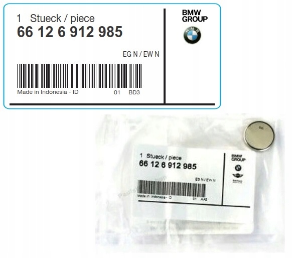 

Nowa Oryginalna Oe Bmw Bateria do kluczyka CR2032