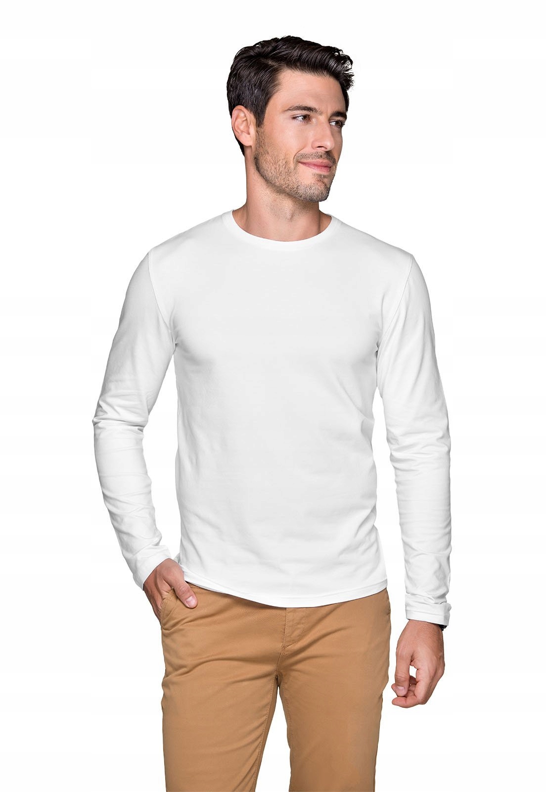 

Podkoszulka męska długi rękaw Brave biała 2XL