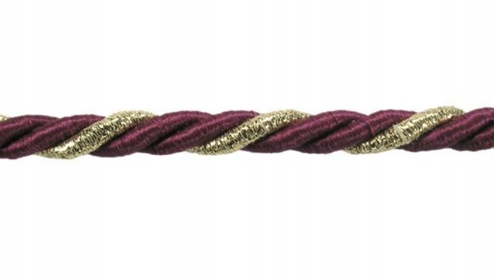 SZNUR SZNUREK SZNURECZEK SKRĘCANY OBSZYWKA !