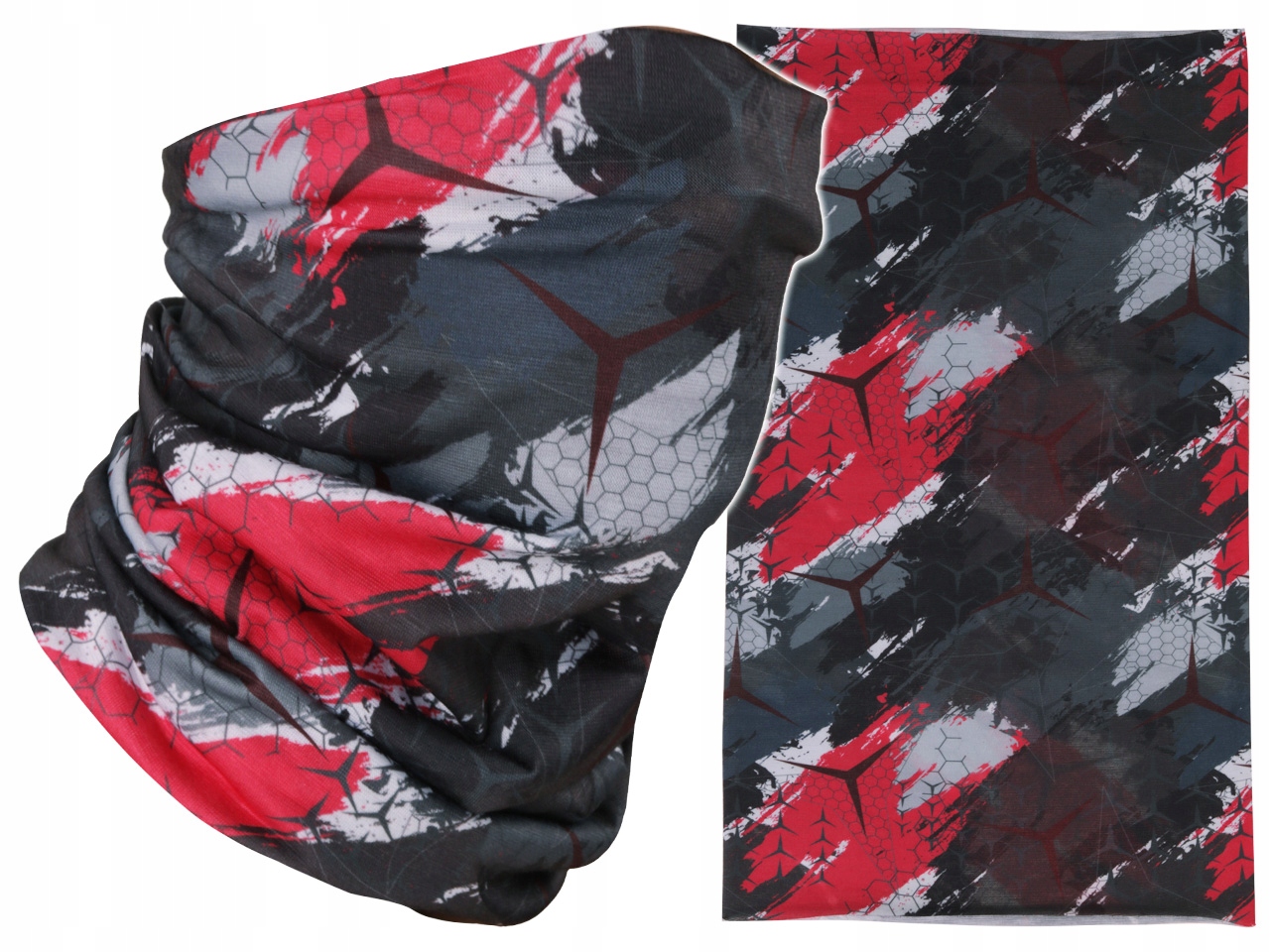 

Dominator Szal Komin Kominiarka Czapka Black Red