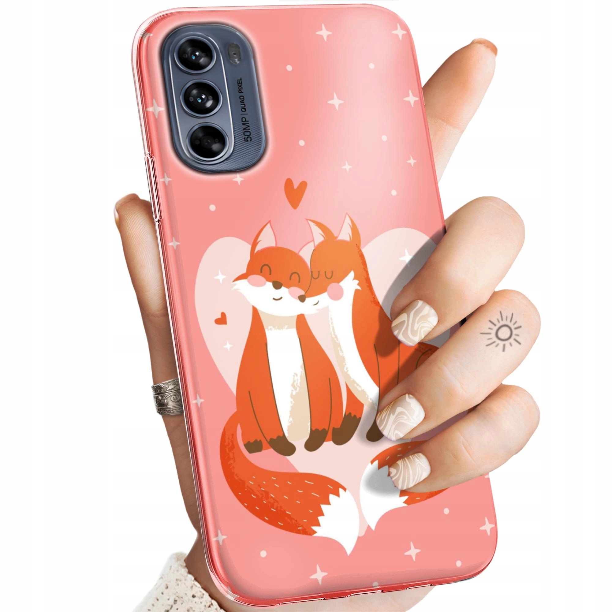 Etui Do Motorola Moto G62 5G Love Miłość Zakochanie Obudowa Pokrowiec