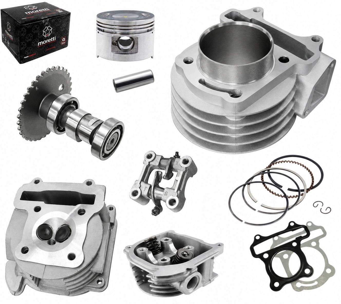 Sada Hlavic Cylinder 80 cc Skuter GY6 4T Zipp