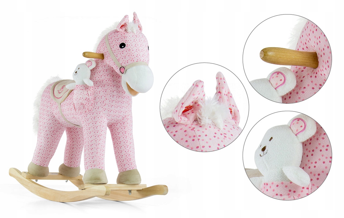 

Konik koń na biegunach Milly Mally Pony bujak Miś