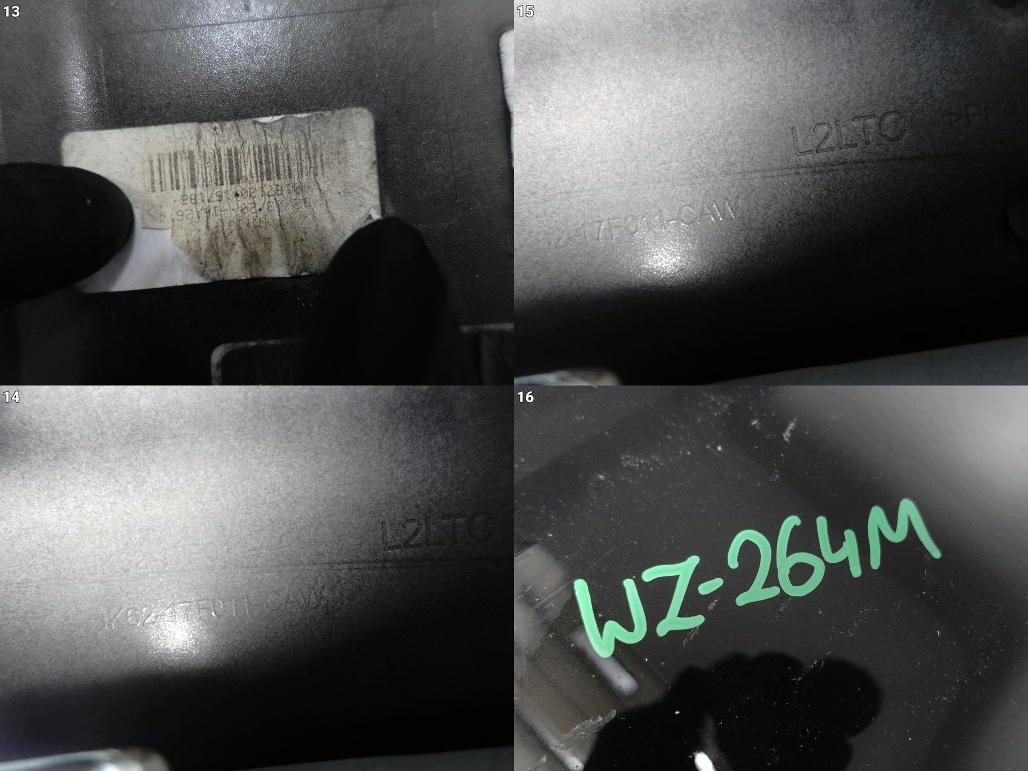 RANGE ROVER SPORT II 2 L494 LIFT 18-22 SPOILER W bumper front