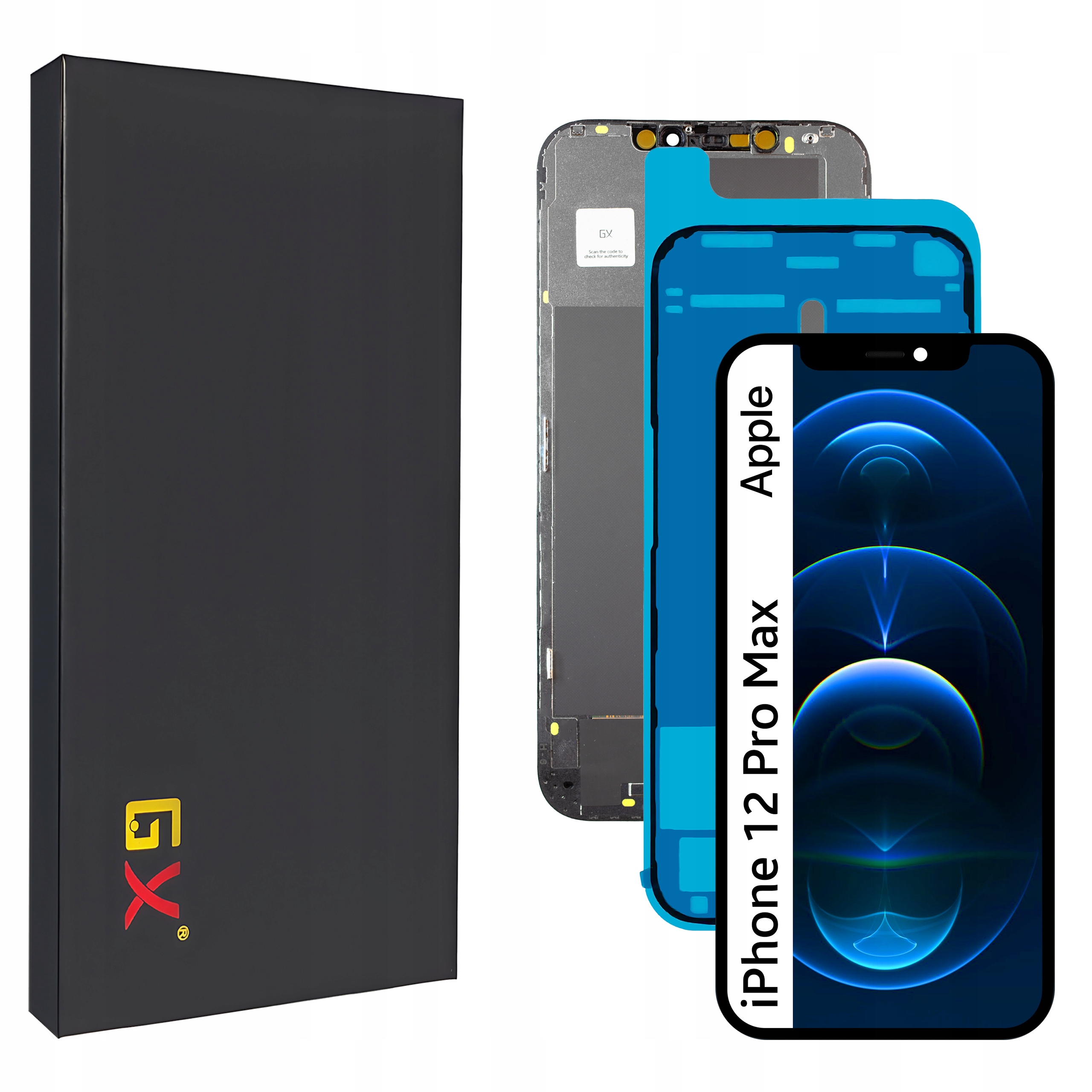 A2412 A2410 LCD pre iPhone 12 Pro Max Displej Matrica Oled Gx Chip IC