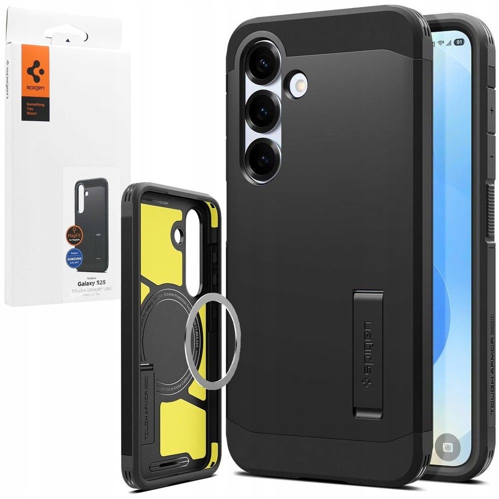 Kryt Spigen Tough Pouzdro s MagSafe Qi2 pro Samsung Galaxy S25