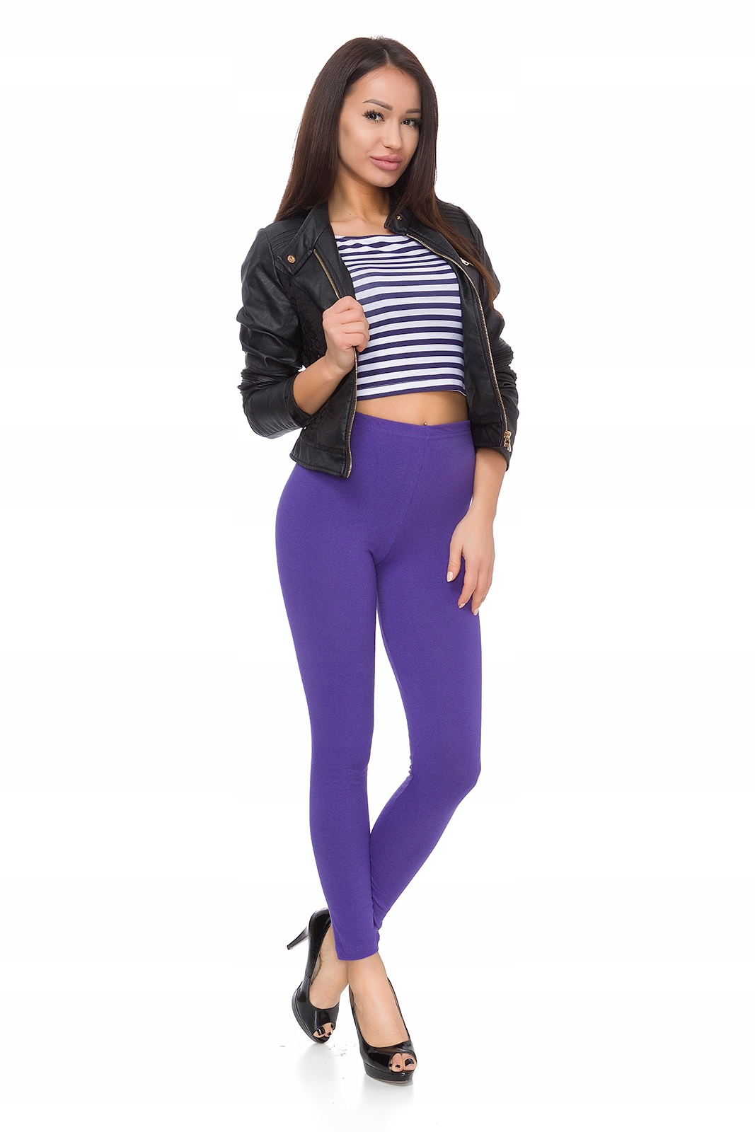 LEGGINSY DŁUGIE BAWEŁNIANE WYGODNE GETRY FULL L Model FULL