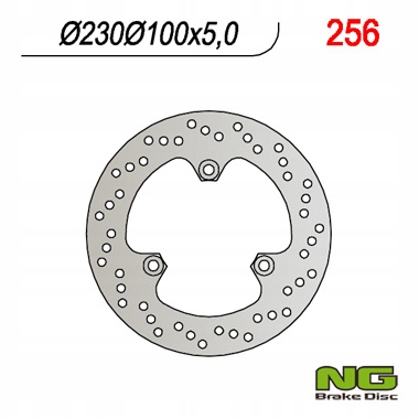 Ng Brzdová Kotúčka Zadná Kawasaki GPZ500S 90-03 (230x100x5) (3X10,5 mm)