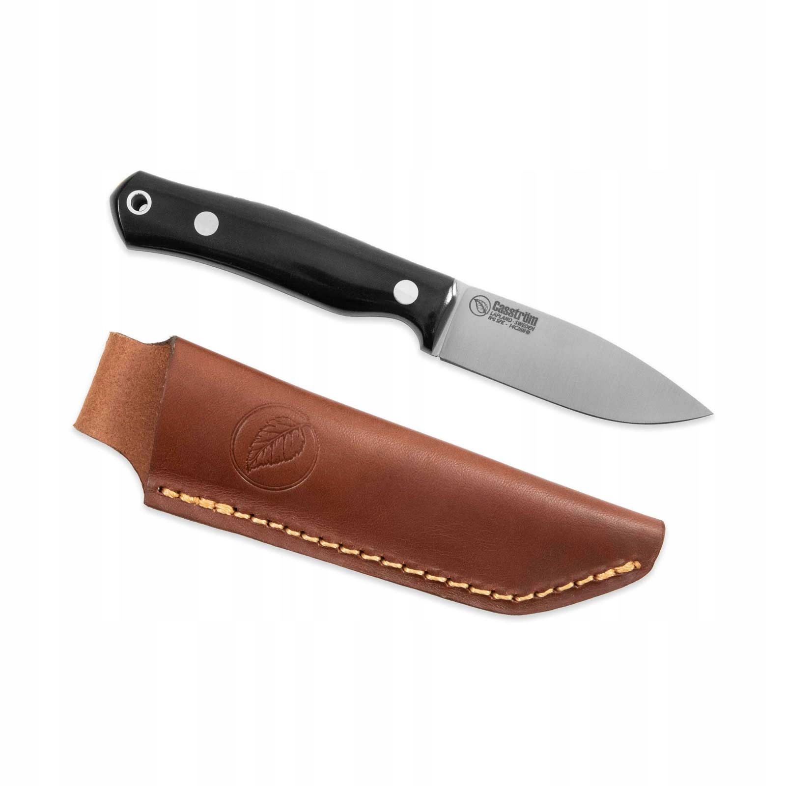 Nóż Casström No.8 Sfk Black Micarta 14C28N