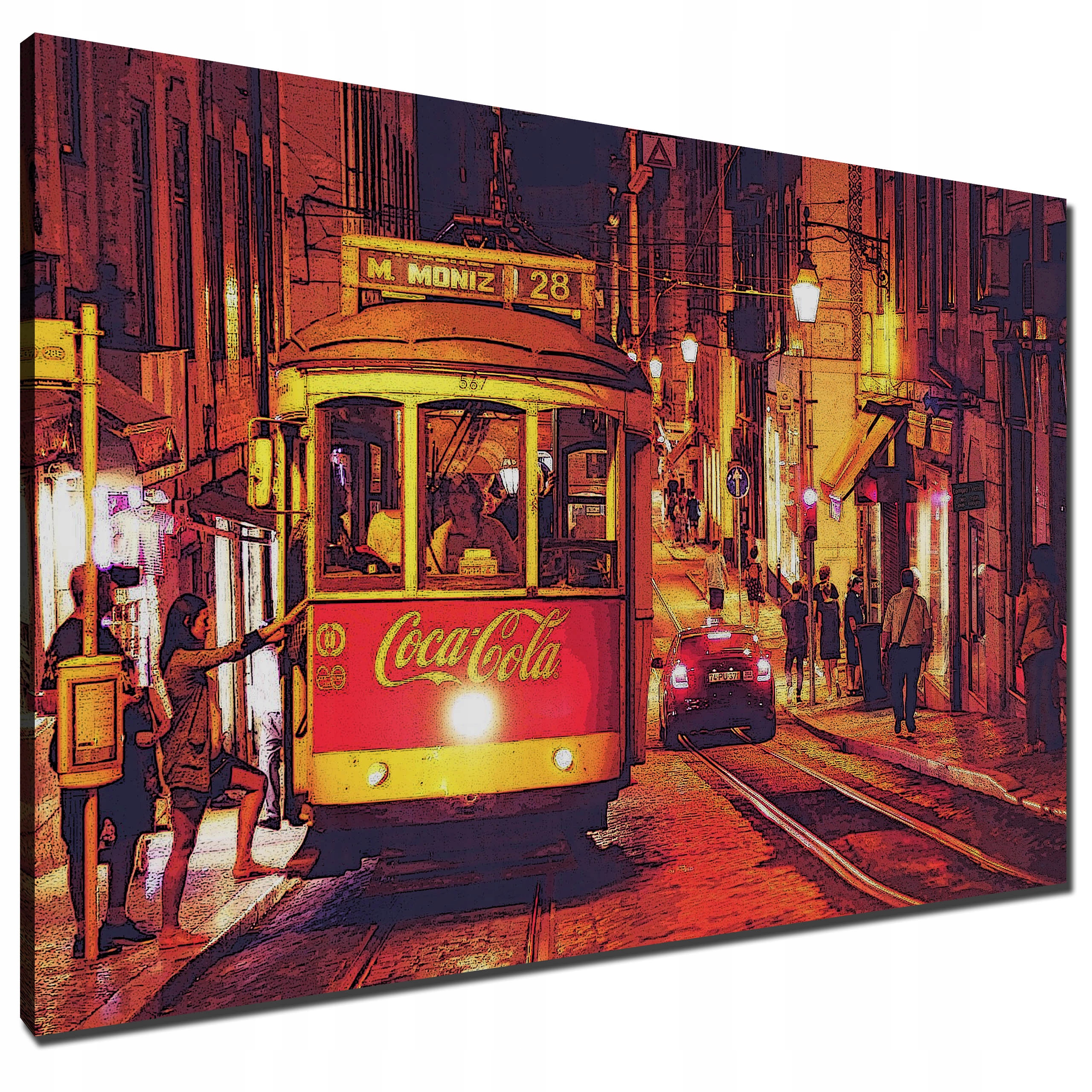 

Obraz 120x80 Tranwaj Miejski do salonu