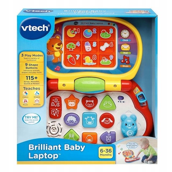 

Vtech Teczuszka Maluszka Interaktywny laptop 60676
