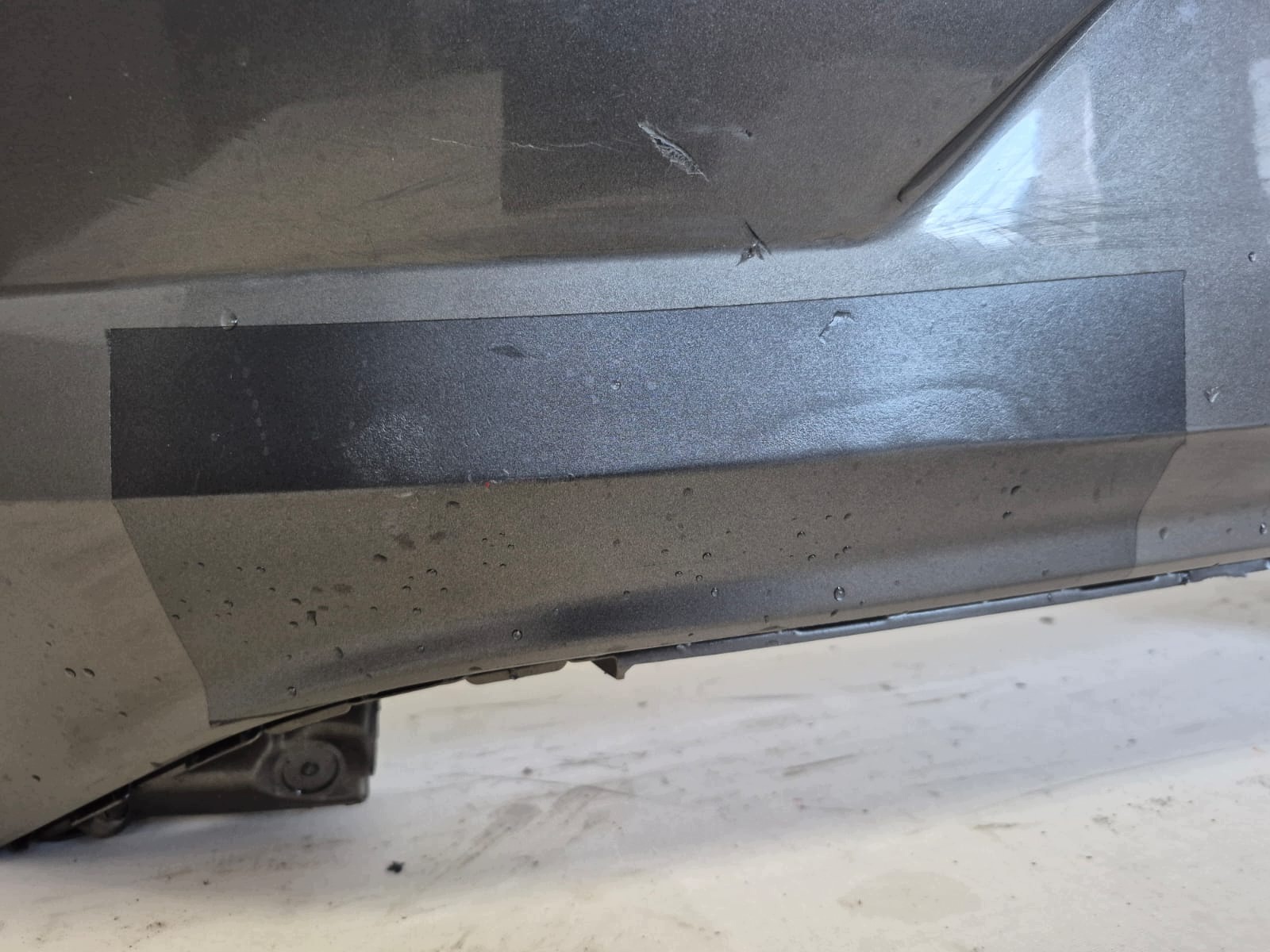 VW POLO VI 6 2G 17-21 bumper rear part rear 4XPDC