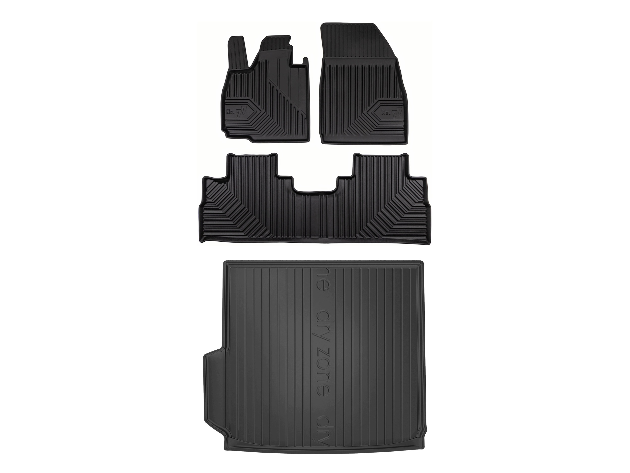 3D koberčeky rohož DryZone pre: Omoda 9 2025- Suv, 4 kusy