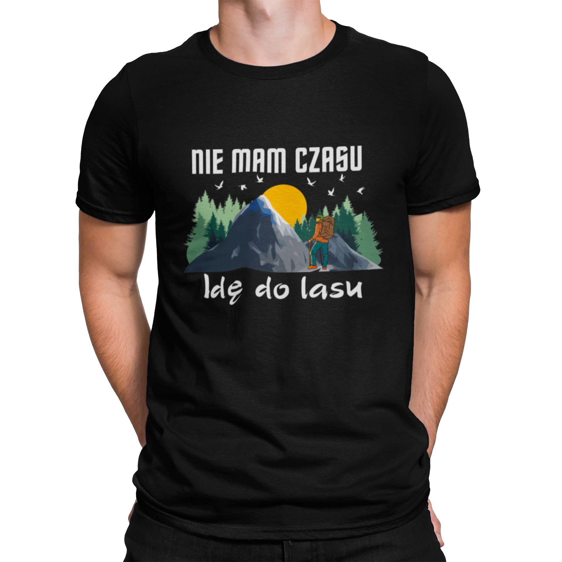 

Koszulka męska góry nie mam czasu idę do lasu L