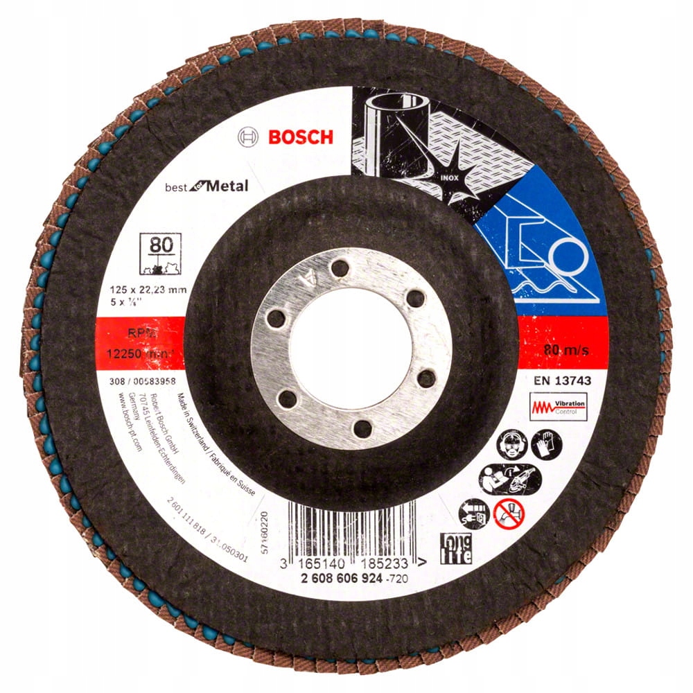

Tarcza listkowa lamelkowa Bosch Metal 125mm gr 80