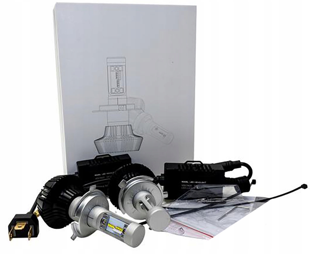 H4 Led 12-24V 4000LM 6500K G7 192ŽARH440 2 Kusov Komplet