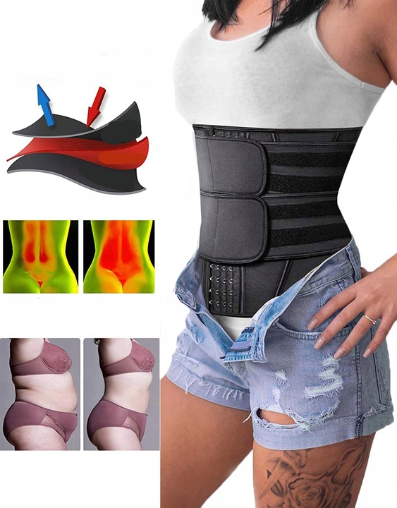 PAS ODCHUDZAJĄCY WYSZCZUPLAJĄCY FITNESS - TRIZAND Partie ciała brzuch