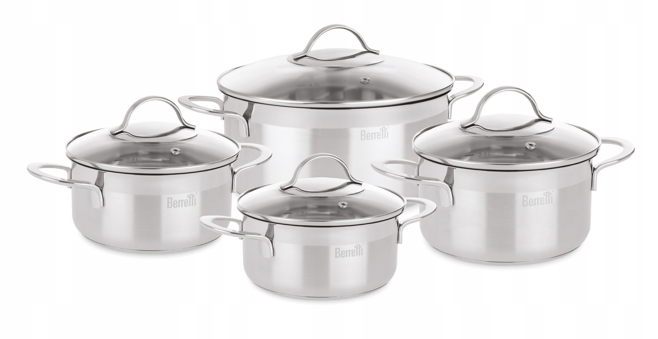 ZESTAW GANRKÓW 10 el. Na Prezent 4 Garnki z Pokrywą + Patelnia 28 cm Z/P EAN (GTIN) 5902041306385