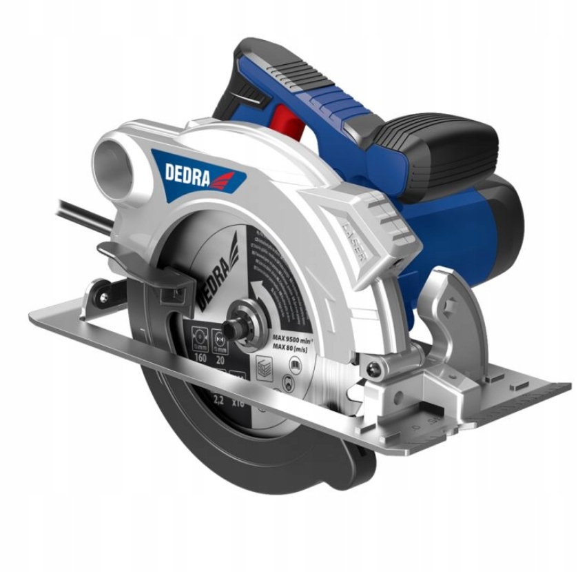 

Pilarka Ręczna Tarczowa z Laserem 185mm 1500W 230V
