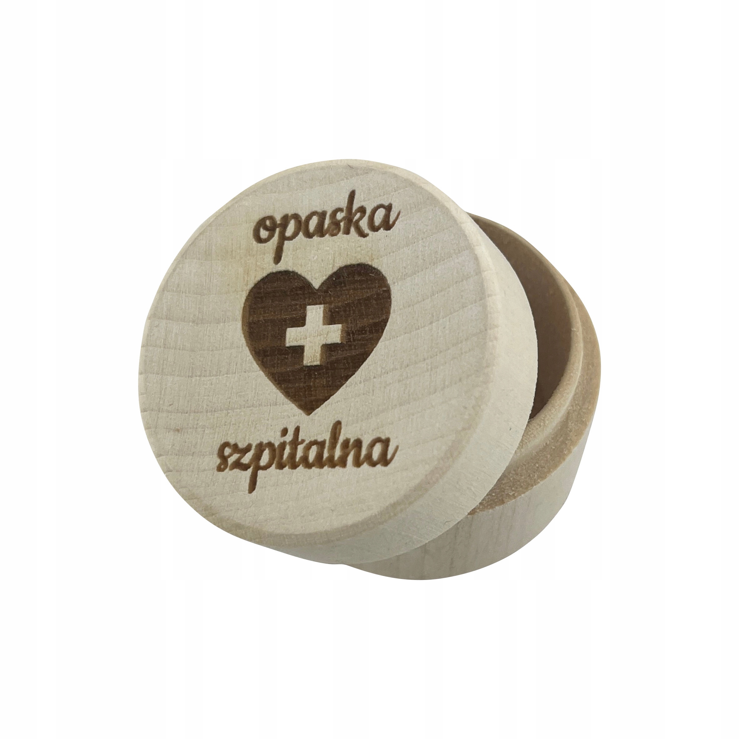 

Drewniane Pudełko Pamiątka Na Opaskę Szpitalną