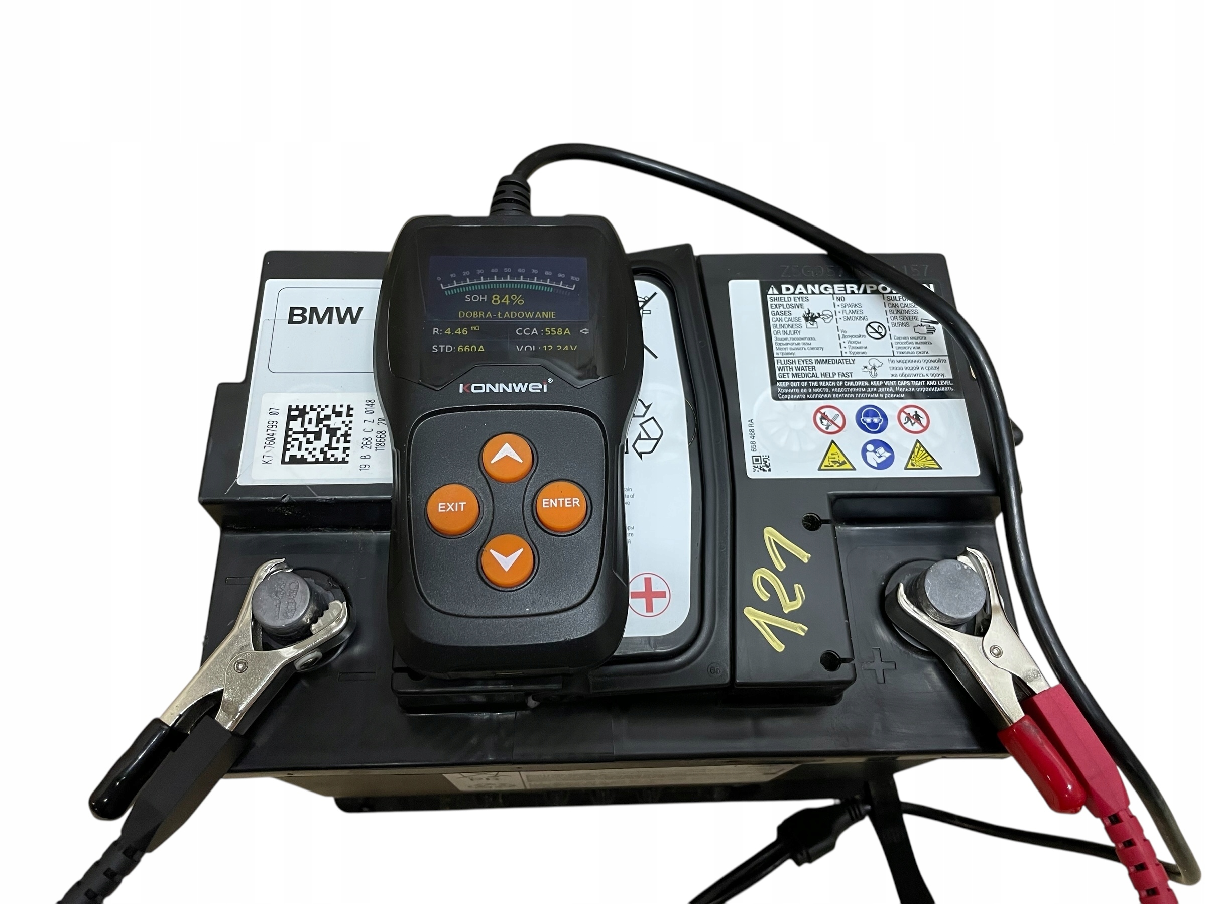 batteria AGM START-STOP 12V 60AH 660AH BMW 2019R originale