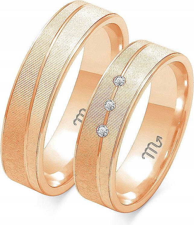 Prsten na svatba pro pár gravírování 585 r 35 36 37 dámská pánská kolekce svatba